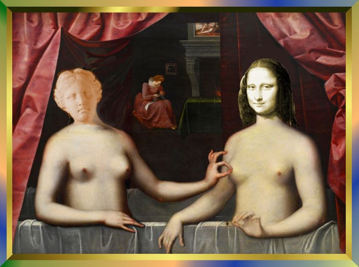 Gabrielle d'Estrées, Mona Lisa et la Vénus de Milo